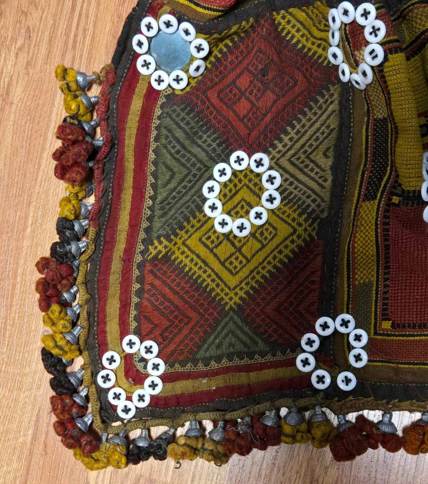 Vintage very fine Embroidered Choli or Kachali (a backless blouse)