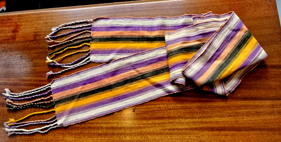VTG Peruvian Hand-Woven Shaman Chumpi Belt Trim Waist Cinchi