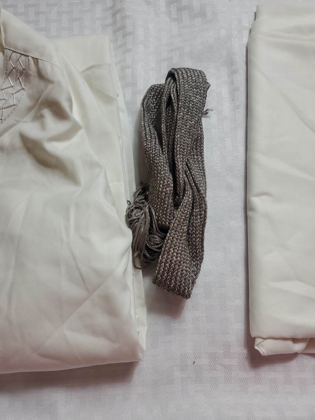 Kurta Salwar set Cotton Dabbang Pathani Cream Off White