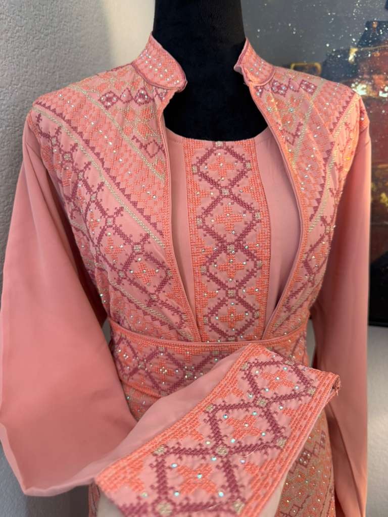 Jameelah Thobe Set – Women’s Embroidered Dress, Perfect for Eid, Abaya, Ramadan