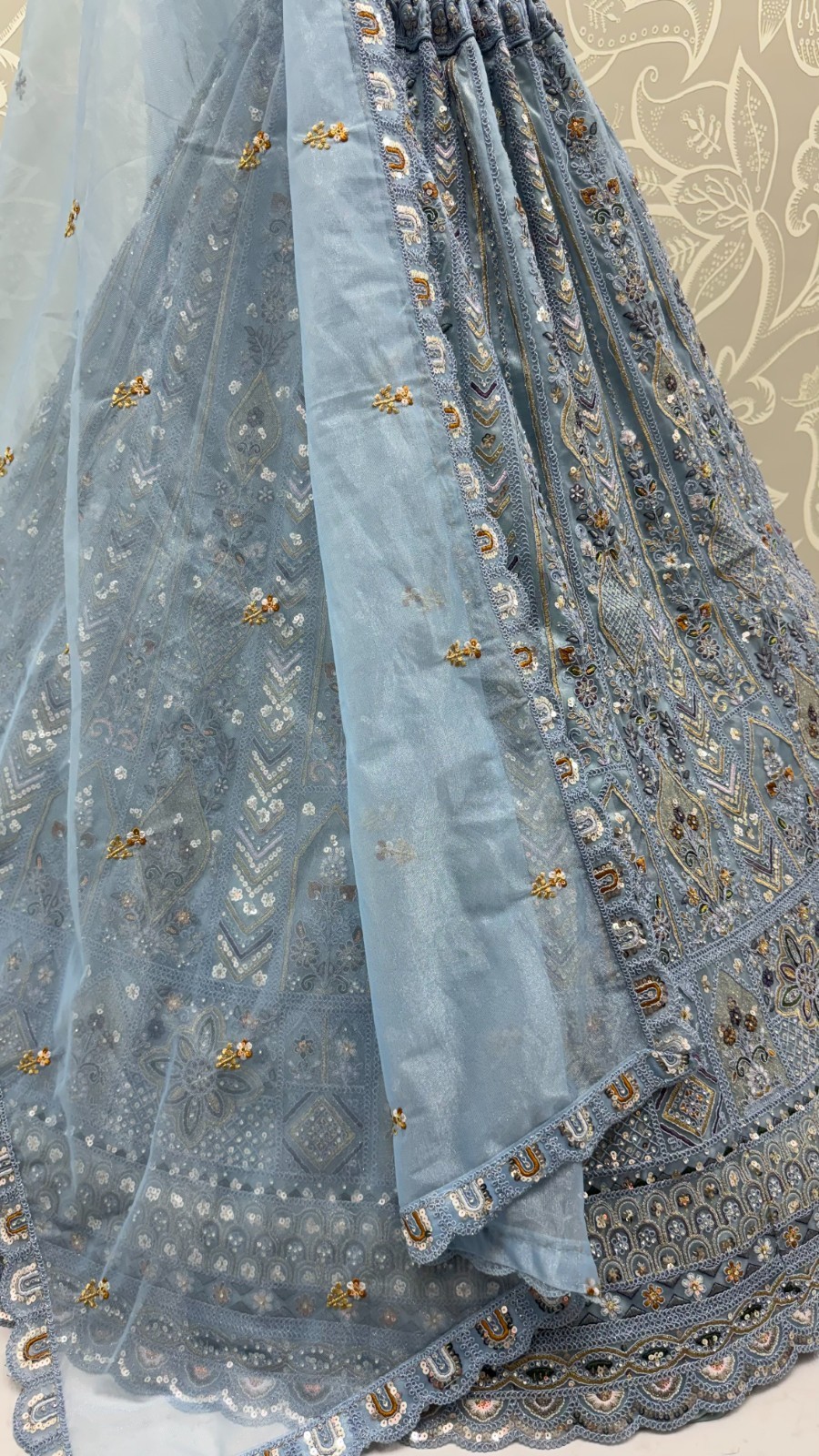 Women’s Wedding Lehenga Choli Heavy Zari Dori Bridal Wear