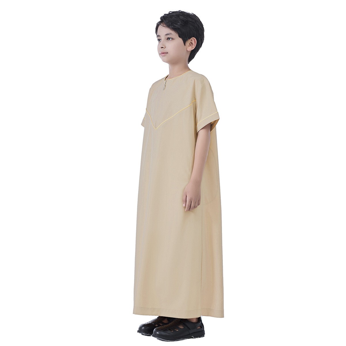 Islamic Kids Boys Abaya Thoub Thobe Kaftan Jubba Thawb Daffah Dishdasha Ramadan