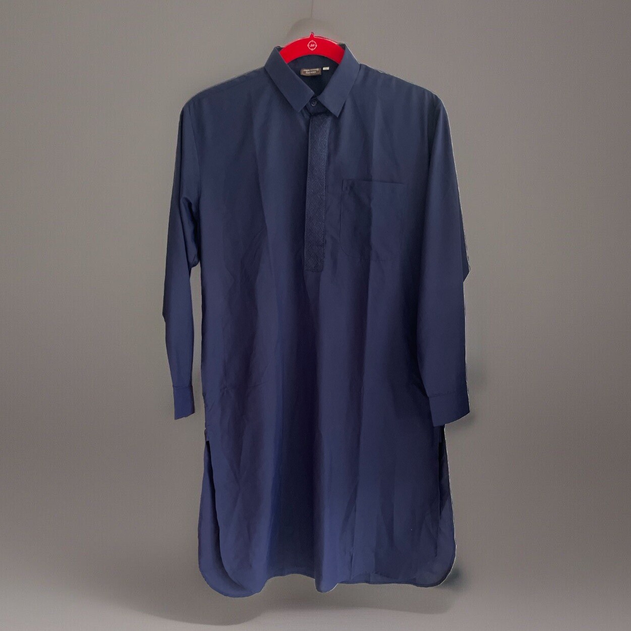 Maple Clothing Men’s Pathani Kurta Salwar Indian Party Wear Blue Sz 42 NWOT