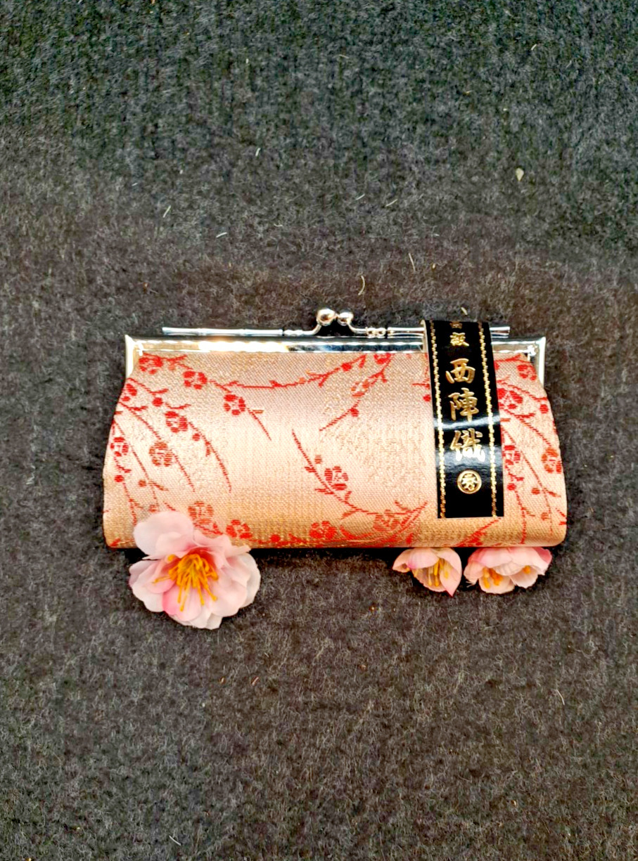 Genuine Japanese Saifu 財布 Purse Coin Pouch Nishijin-Ori