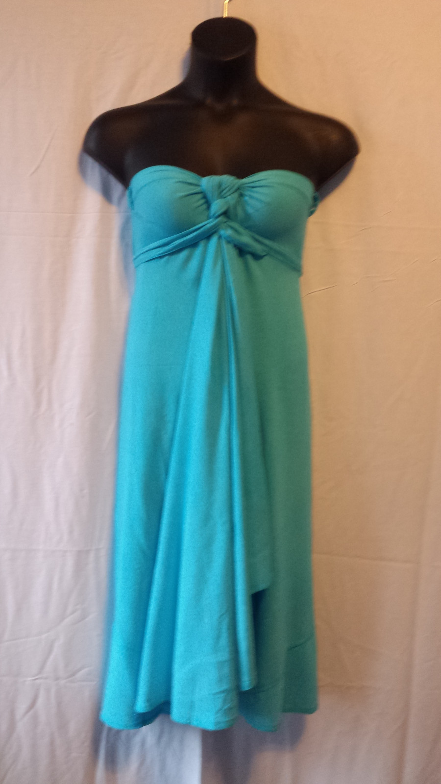 Women Clothing Long Wrap Skirt Beach Dress Vintage AfricanTurquoise Free Size