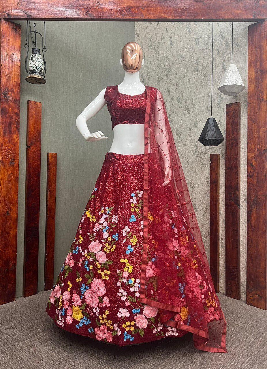 LEHENGA CHOLI INDIAN BOLLYWOOD WEDDING PARTY PAKISTANI WEAR READYMADE