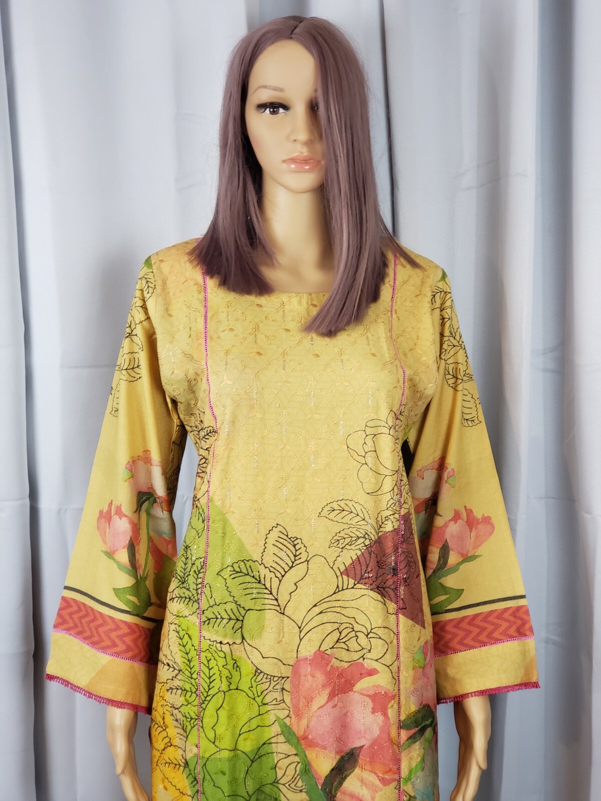 Pakistani indian designer shalwar kameez Suit M/40 Desi Rangreza Design Clothes