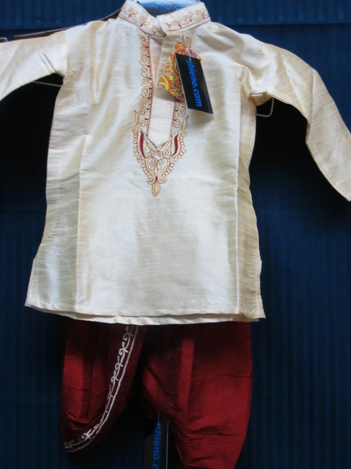 Boy’s 476 Kurta Pajama Assorted Size Indian Party Wear Shieno Sarees