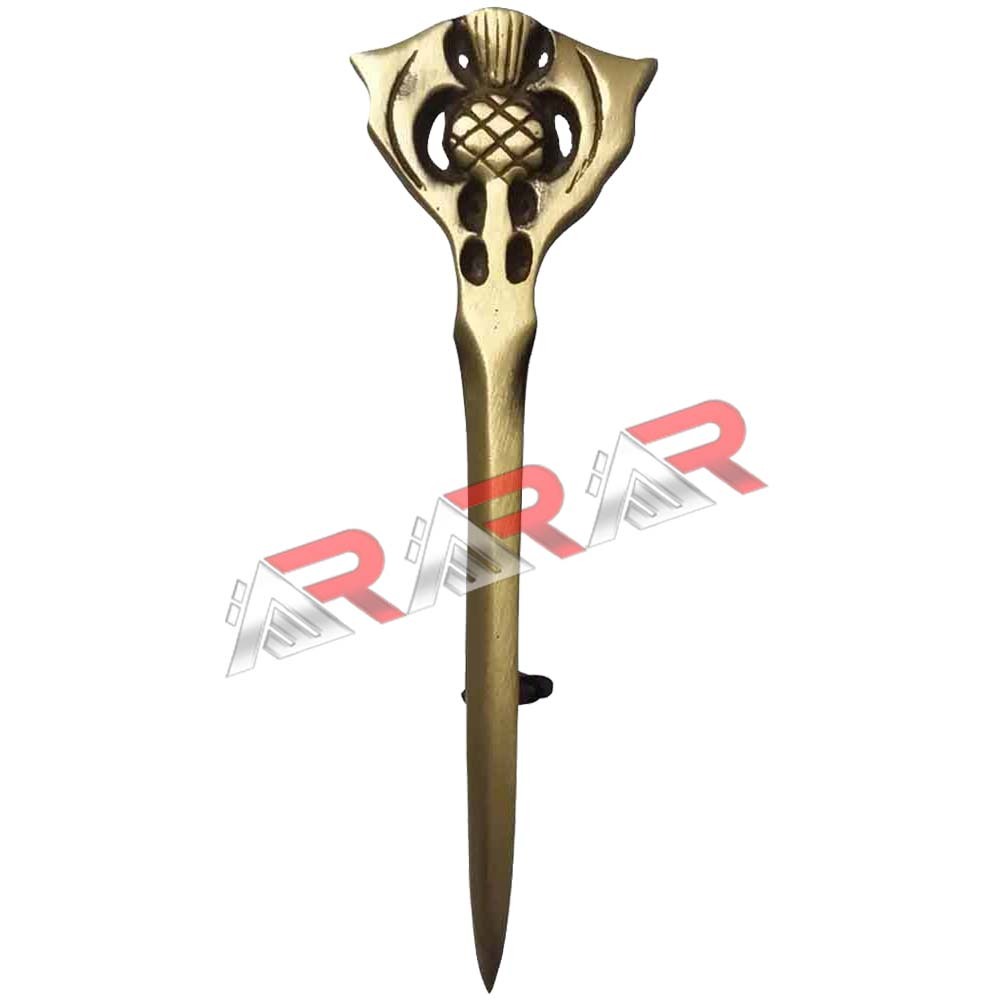 AAR Scottish Thistle Kilt Pins Antique Finish 4″ Highland Kilt Pin Thistle Hilt
