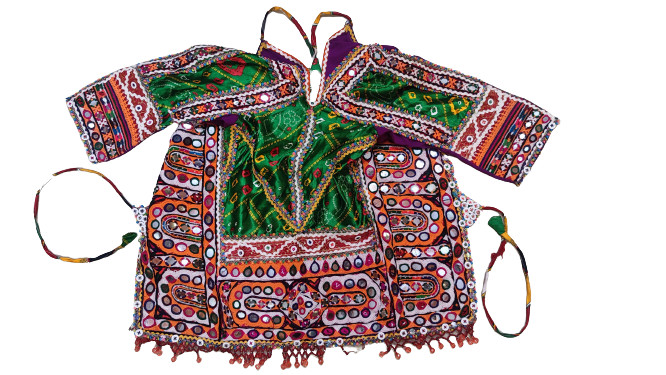 Antique Old Banjara Tribal Kuchi Hand Embroidery Indian Traditional Choli Blouse