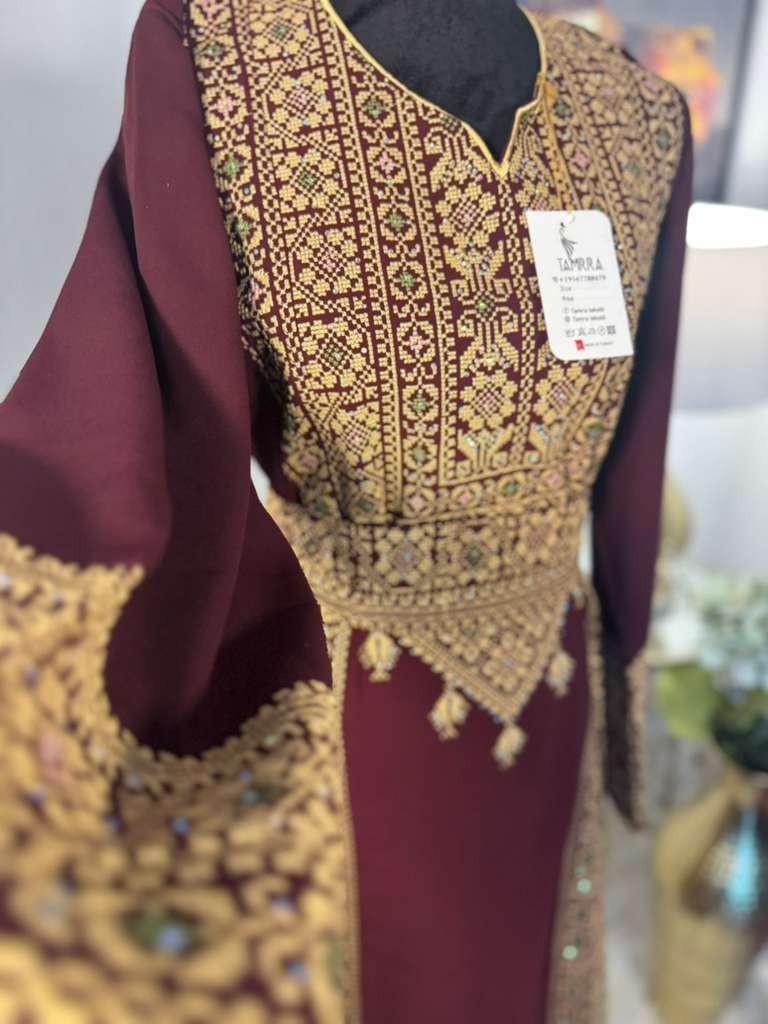 Tarif Thobe – Women’s Embroidered Dress, Perfect for Eid, Abaya, Ramadan