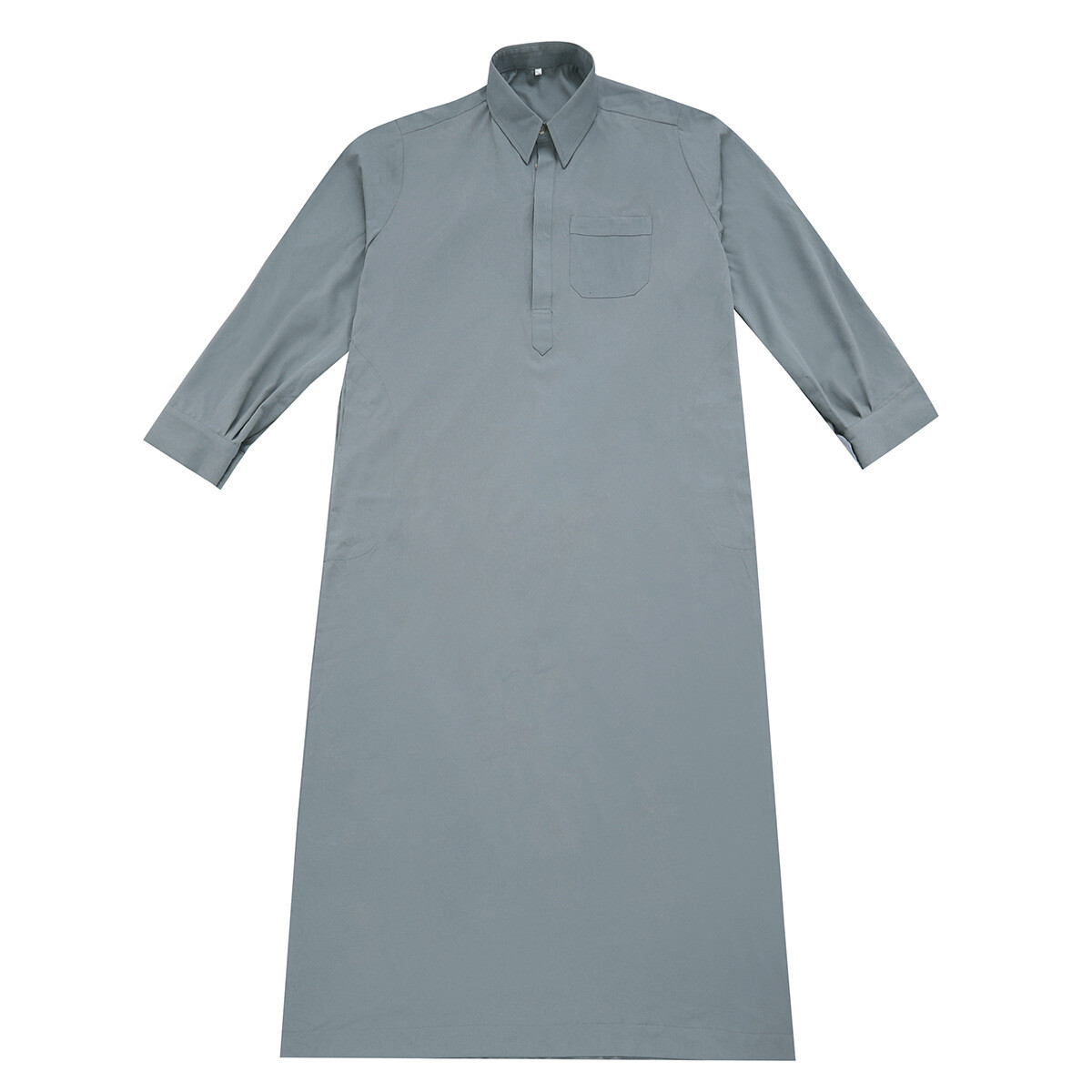 Islamic Men Long Robe Dishdash Thobe Saudi Jubba Kaftan Dubai Arabic Abaya Dress