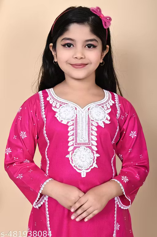 Kurta Set for kids| Stylish Ethnic Wear | Designer Kurti with Pajama for girls