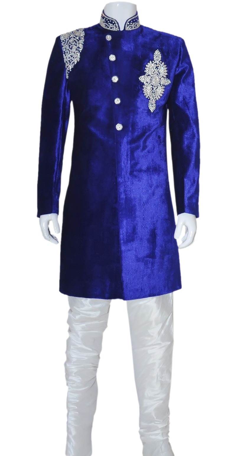 Wedding Designer Ethnic Bollywood Kurta Sherwani Indo Western 2 pc Suit’s