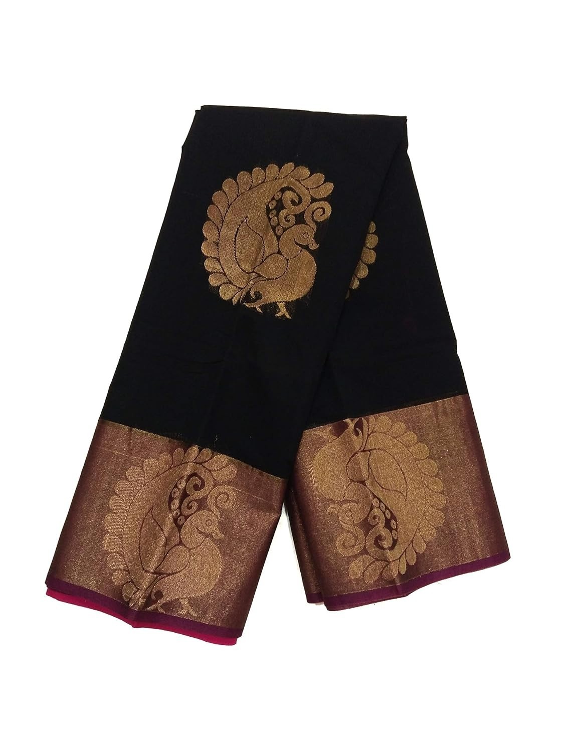Women’s Kuppadam Handloom Kota silk Cotton Saree With Bouse Piece