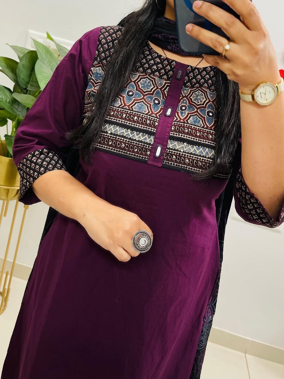 Designer Women’s Ethnic Kurti Pant Dupatta Set Indian Wedding Wear Top Kurta Set