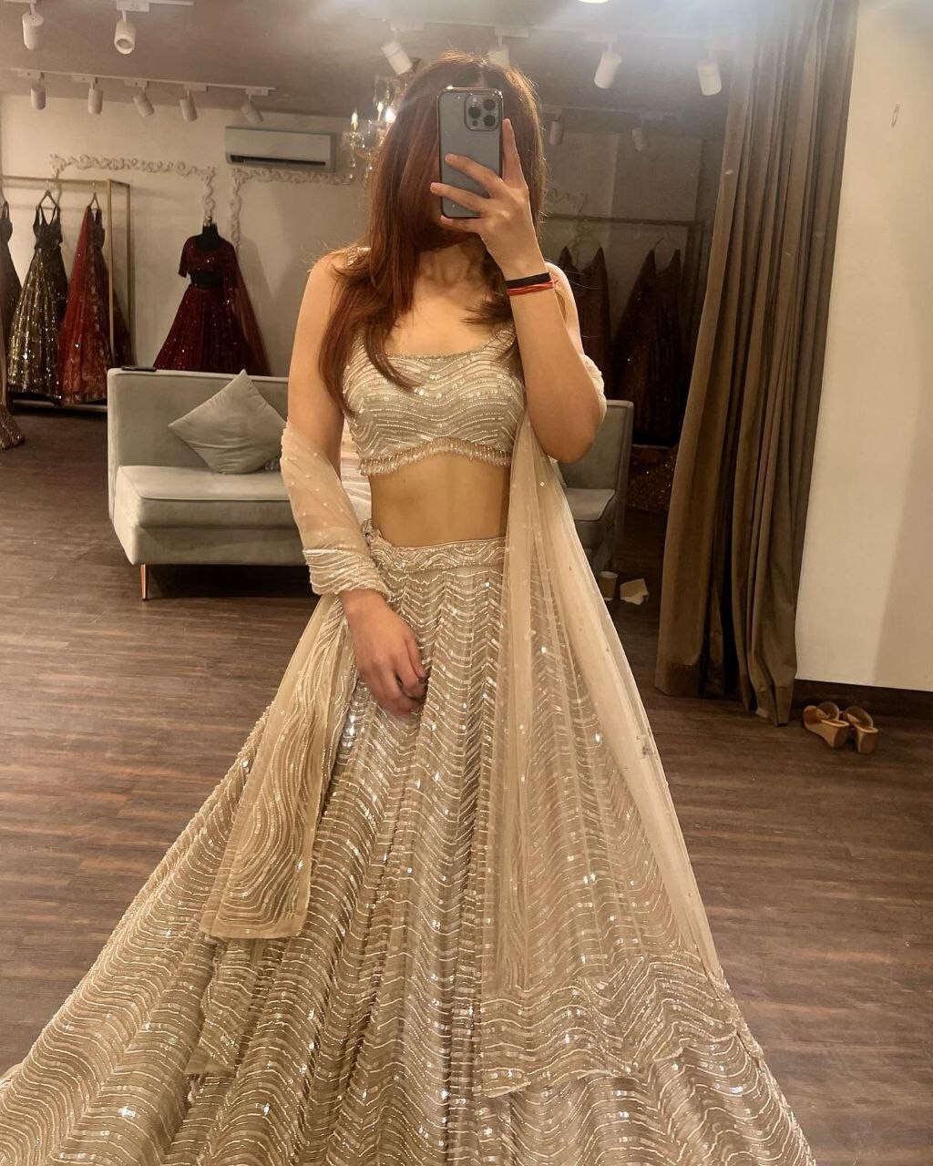 New Heavy Organza Silk White Lehenga Choli With Dupatta For Wedding Collection