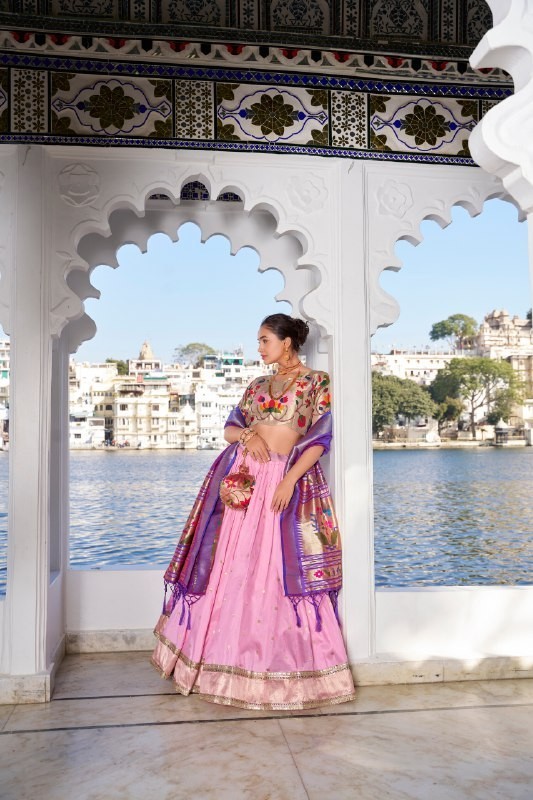 Readymade Lehenga choli For Women Stiched Wedding Lehenga Jequard Silk Lehenga