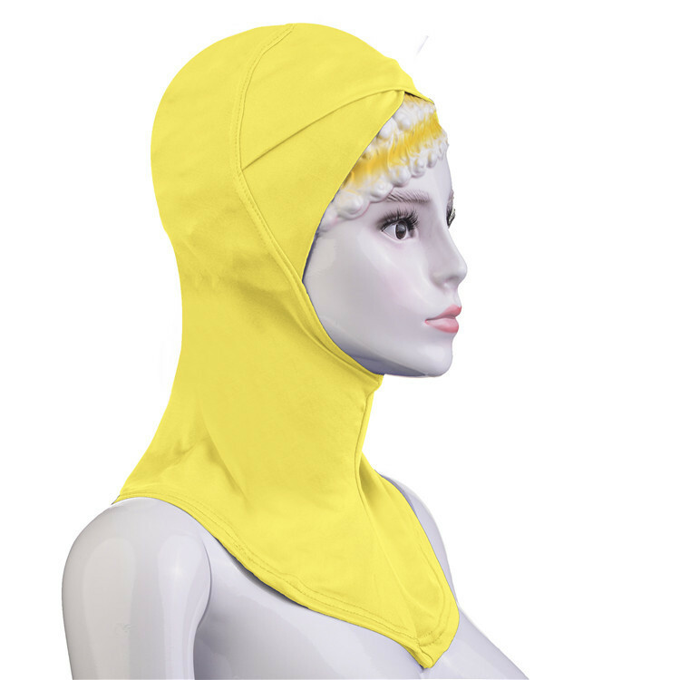 Women One Piece Niqab Muslim Neck Cover Turban Instant Headscarf Shawl Wrap Arab