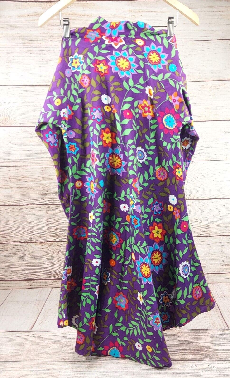 Gangotri Women Ethnic Wear Top Dress Indian Style Tunic Kurta Top Floral Print M