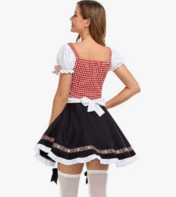 Oktoberfest 2 Piece Dirndl Dress Costume German Beerfest Size M **FREE SHIPPING*