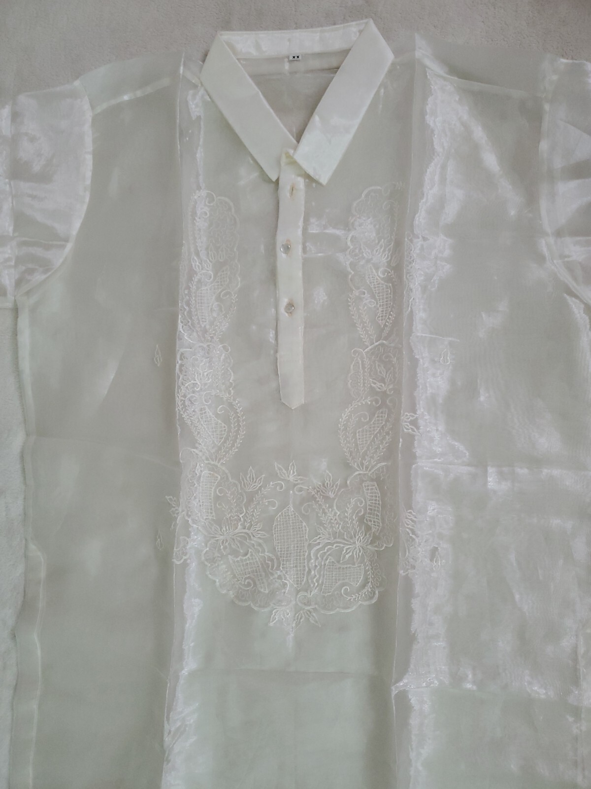 Barong tagalog Mens Size XX Embroidered