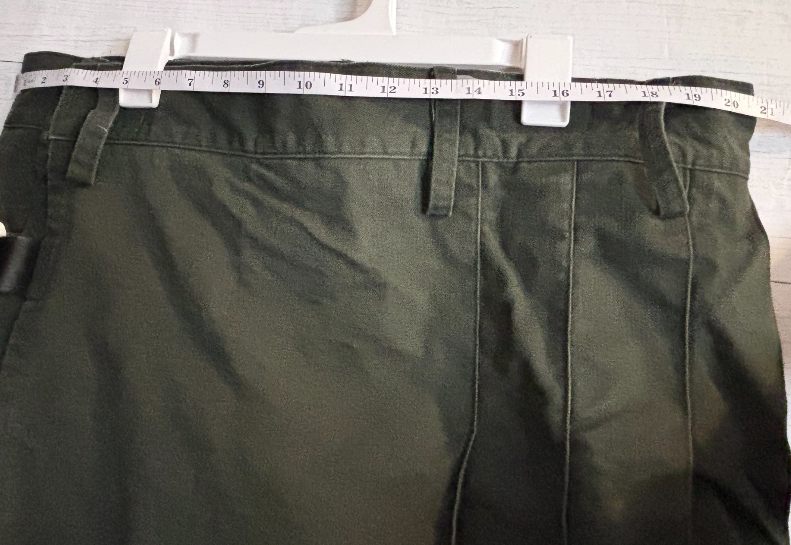 Kommando Kilts Utility Waist Size 46 48 Olive Green Pleated Buckle Pockets 2XL