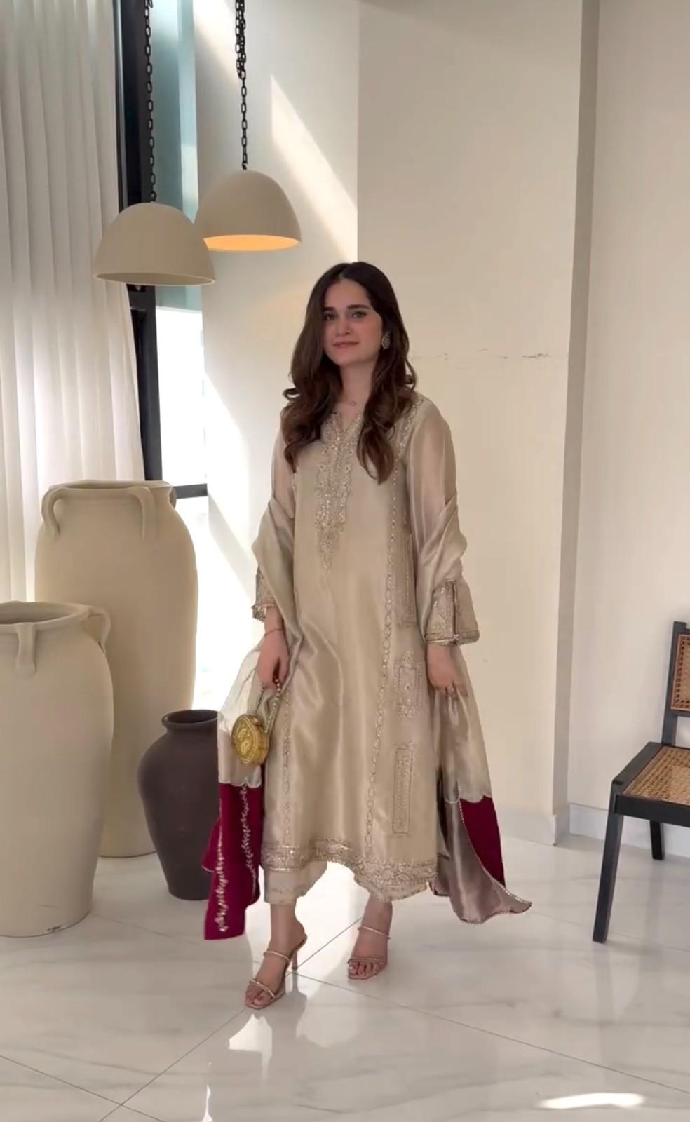 New Collection Silk Kurta Palazzo With Dupatta For Wedding Party Wear Readymade