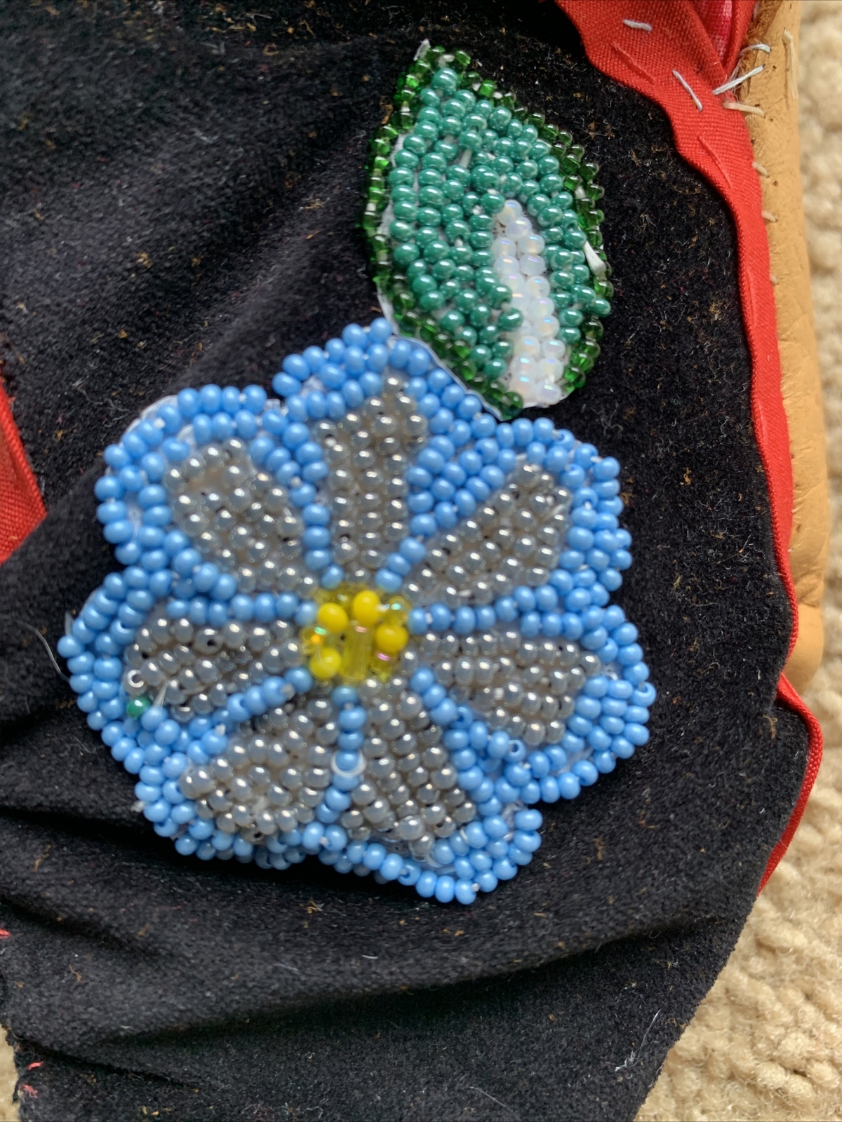 hand sewn hand beaded native style moccasins
