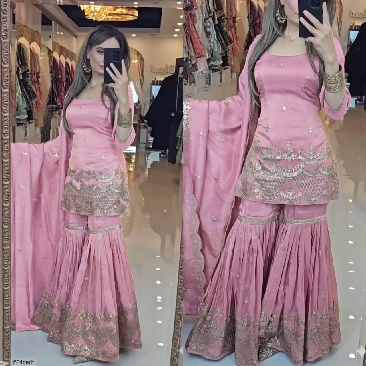 3 Piece Dress Pakistani Salwar Kameez Ready To Wear Suit Wedding Party Bollywood
