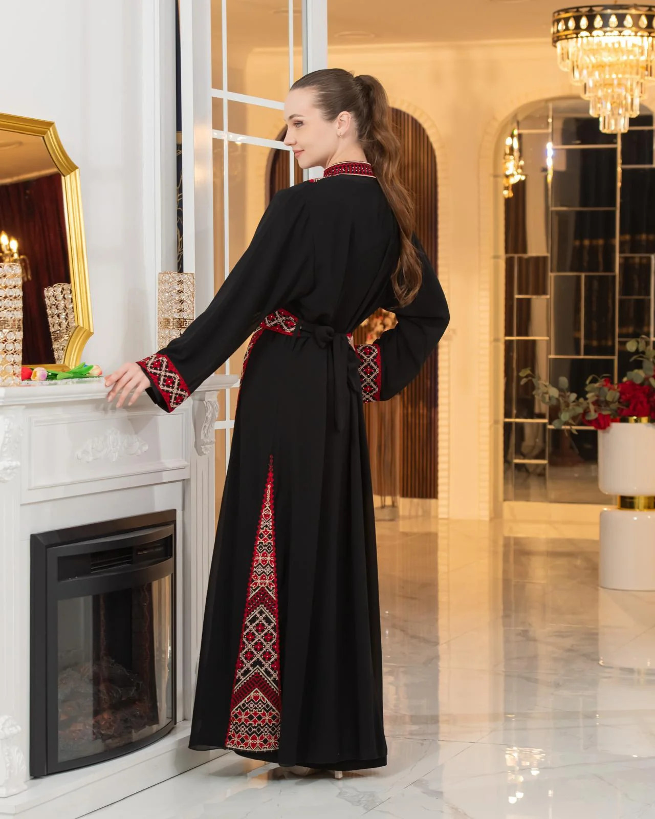Jameelah Thobe Set – Women’s Embroidered Dress, Perfect for Eid, Abaya, Ramadan