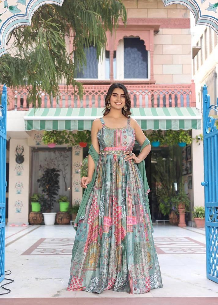Women’s Printed Maxi Dress Ethnic Boho Indian Long Dress Sleeveless Party Wear