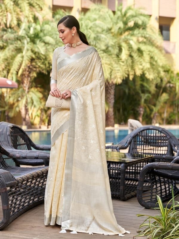 Women’s Mix Catalog Sarees With Unstitched Blouse Piece