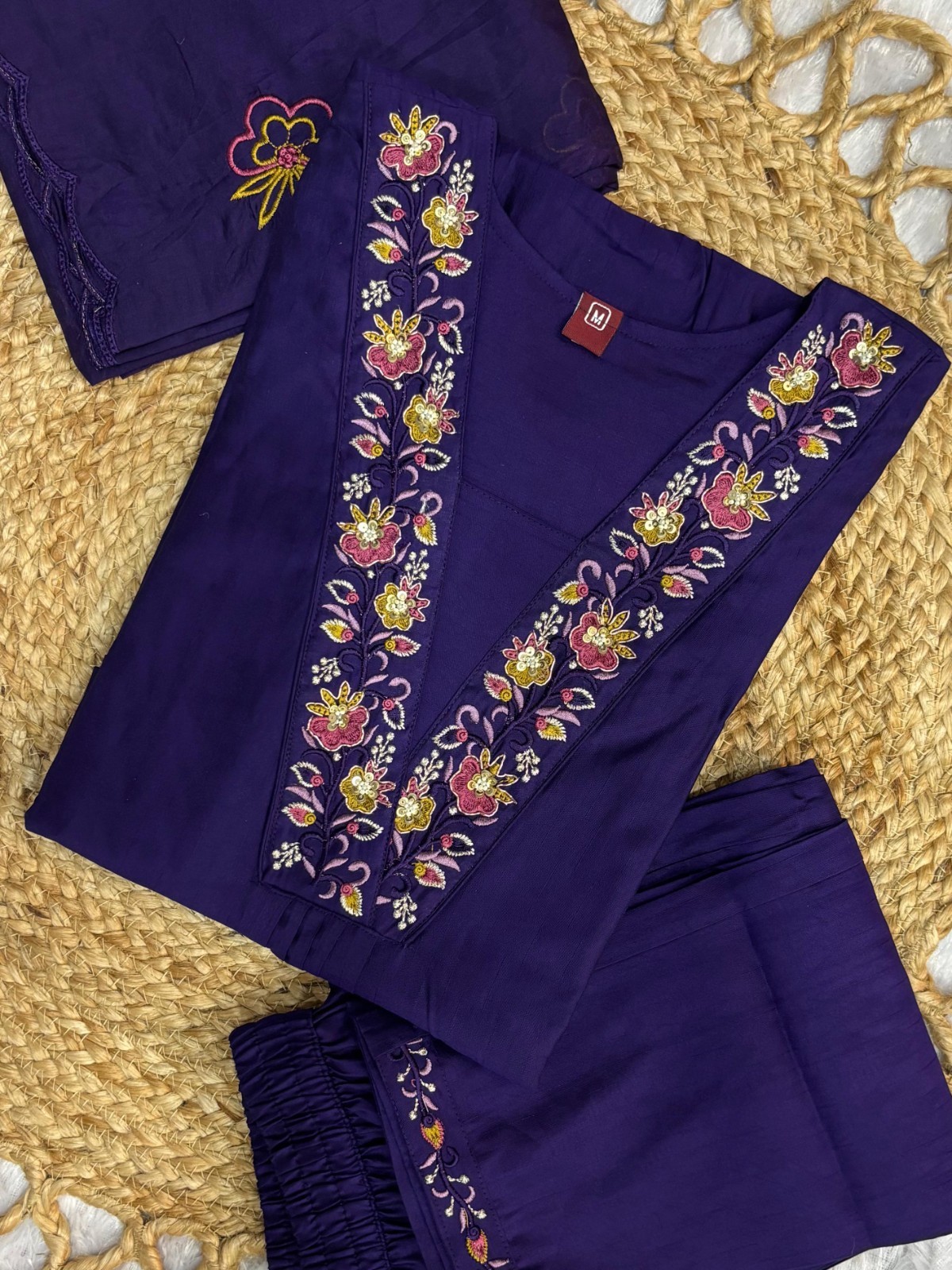 Designer Indian Pakistani Kurta Pant Dupatta Set | Bollywood Style Women Kurti