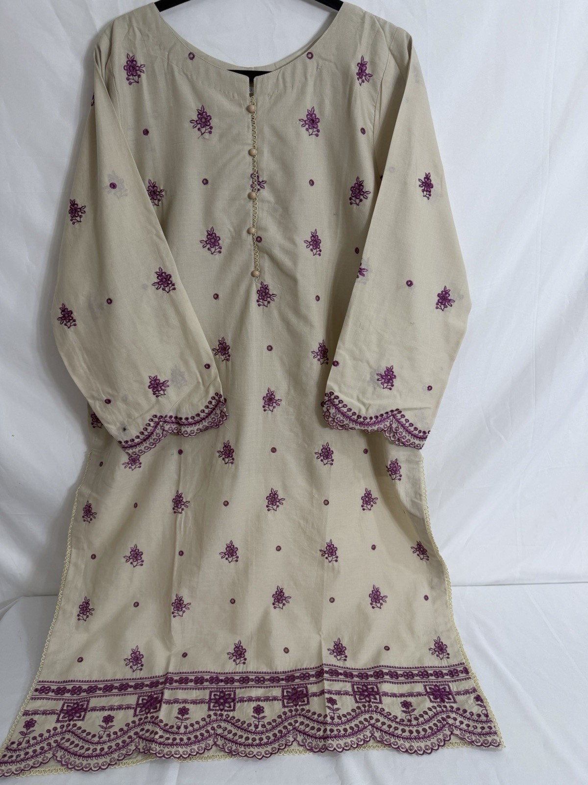 Pakistani Lawn Embroidery Kameez Shalwar 3XL Bust 48