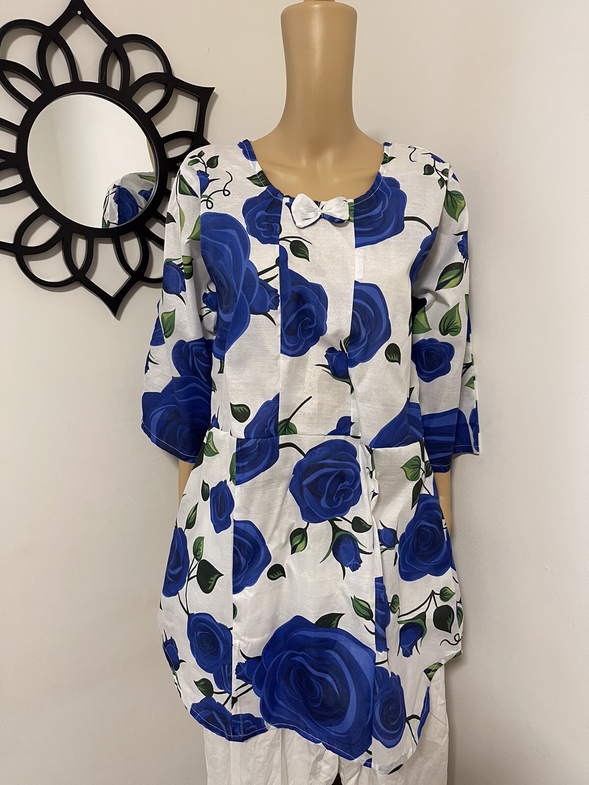 NEW CASUAL /SHIRT /BLOUSE /KURTI /KAMEEZ /KURTA /TUNIC /TOP MEDIUM