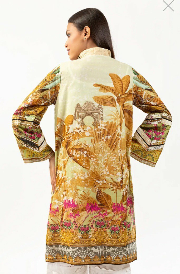 NWT GUL AHMED Lawn Kurti S Pakistani Designer Indian SAFINAZ KHAADI
