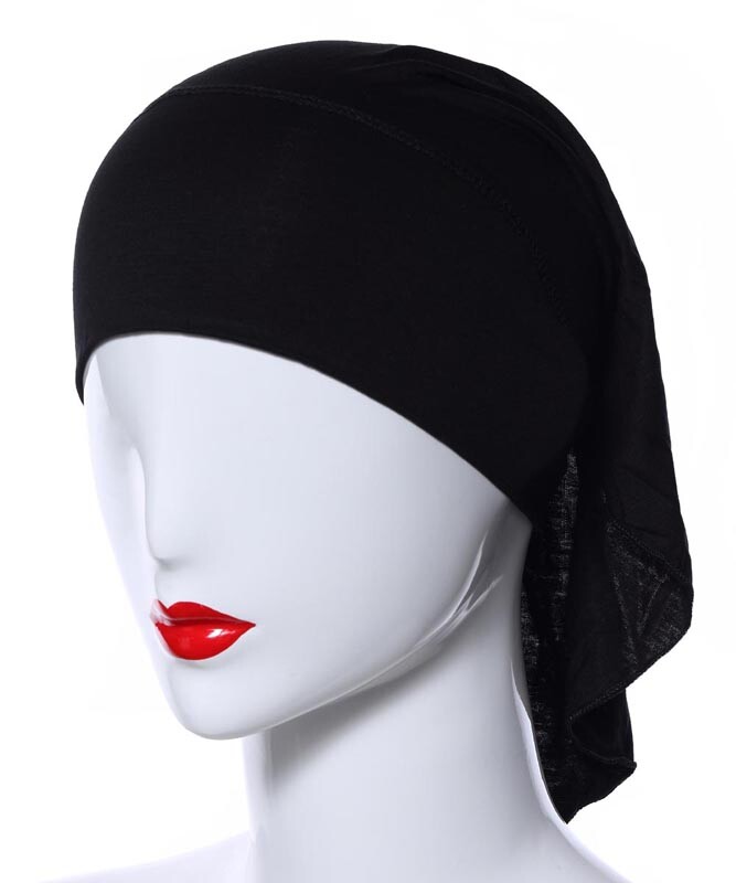 Women Men Muslim Hijab Turban Inner Underscarf Head Scarf Wrap Cap Hat Bandana