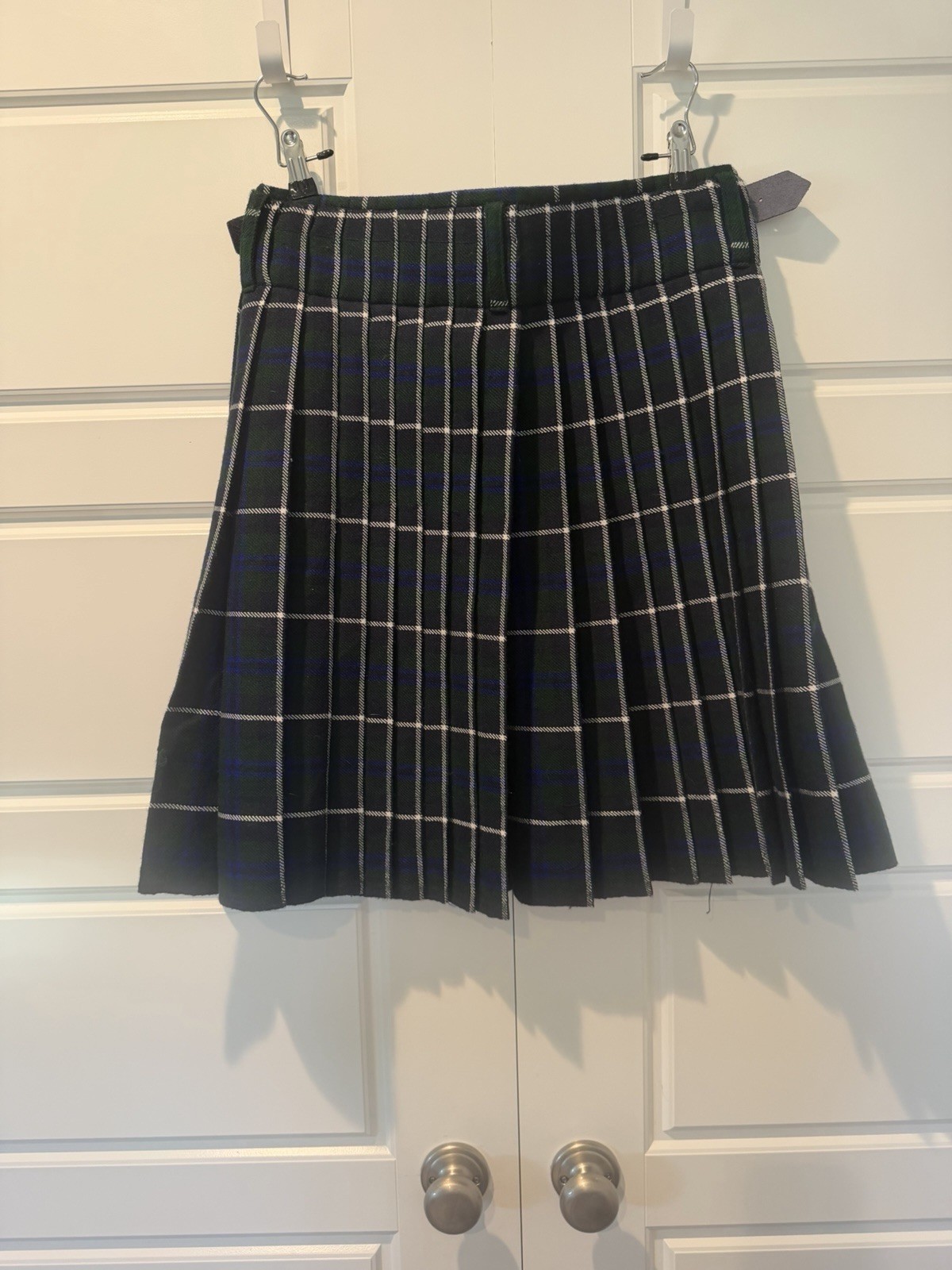 AUTHENTIC SCOTTISH MEN’S TARTAN HIGHLAND LIGHT WEIGHT VALUE Green & Blue Size 34