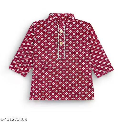 Tradition Boys Printed Cotton Kurta Dhoti Set_Kids Ethnic Wear Kurta set cotton