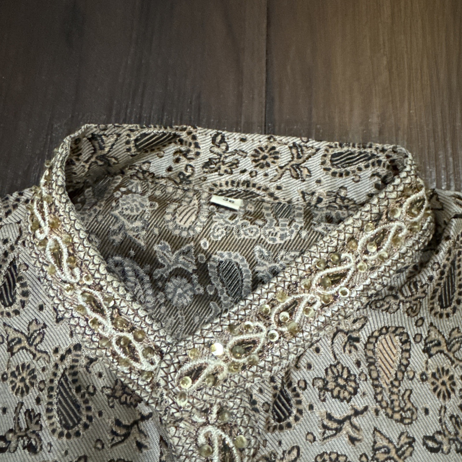 Ethos Indian/Pakistan Men’s Kurta Size 36 Patterned