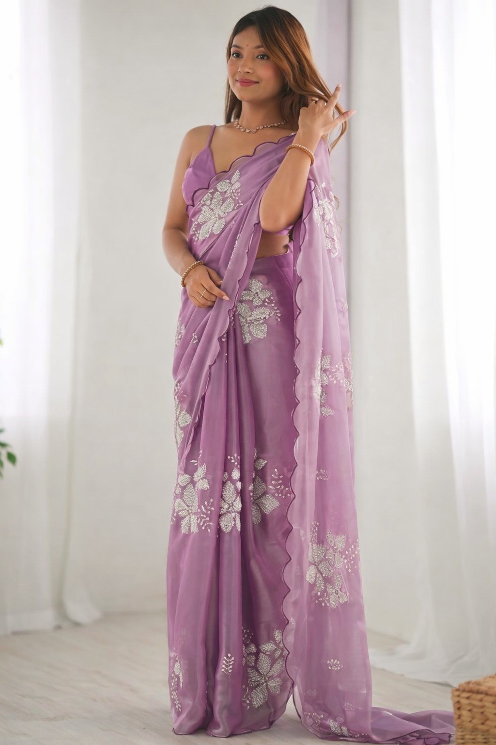 Bollywood Style Saree Blouse Women’s Indian Ethnic Sari Pakistani Designer Wear