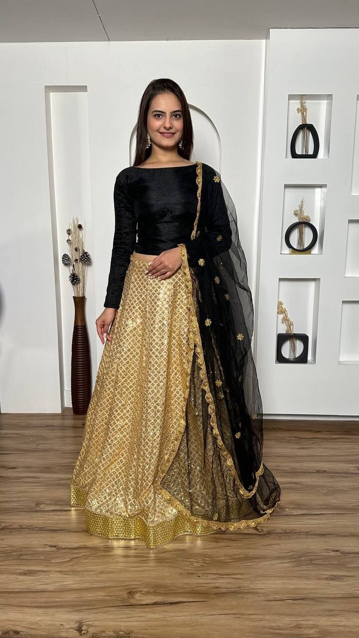 LATEST HEAVY KASTURI SILK LEHENGA CHOLI WITH SOFT NET DUPATTA FOR WEDDING