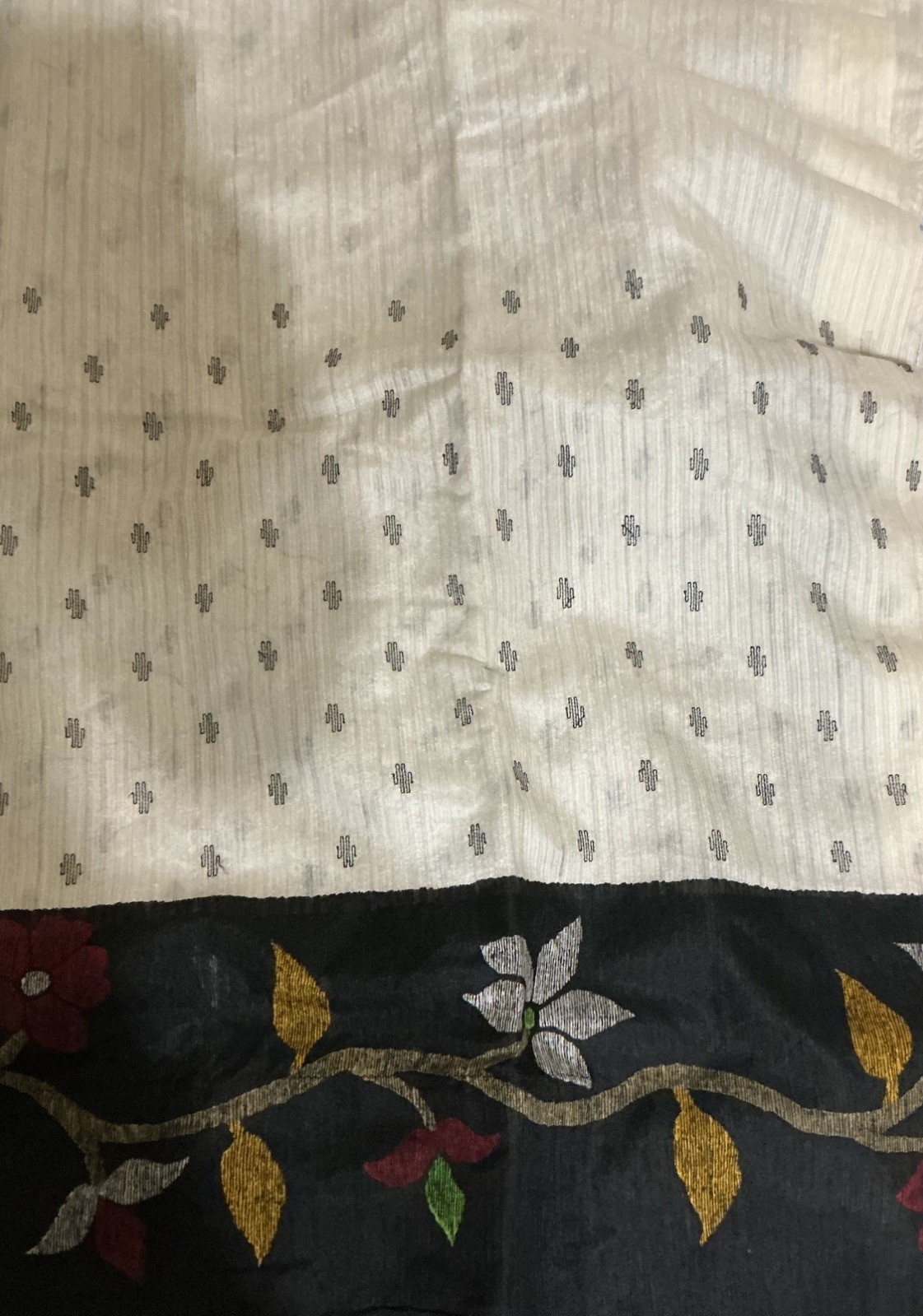 semi raw silk Saree