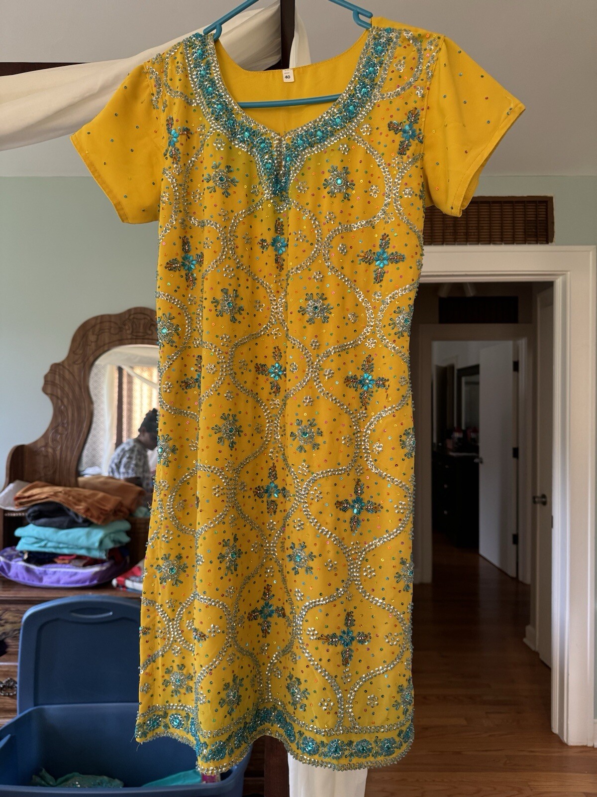 Indian Dress With Heavy Work, light weight, good for simple wear