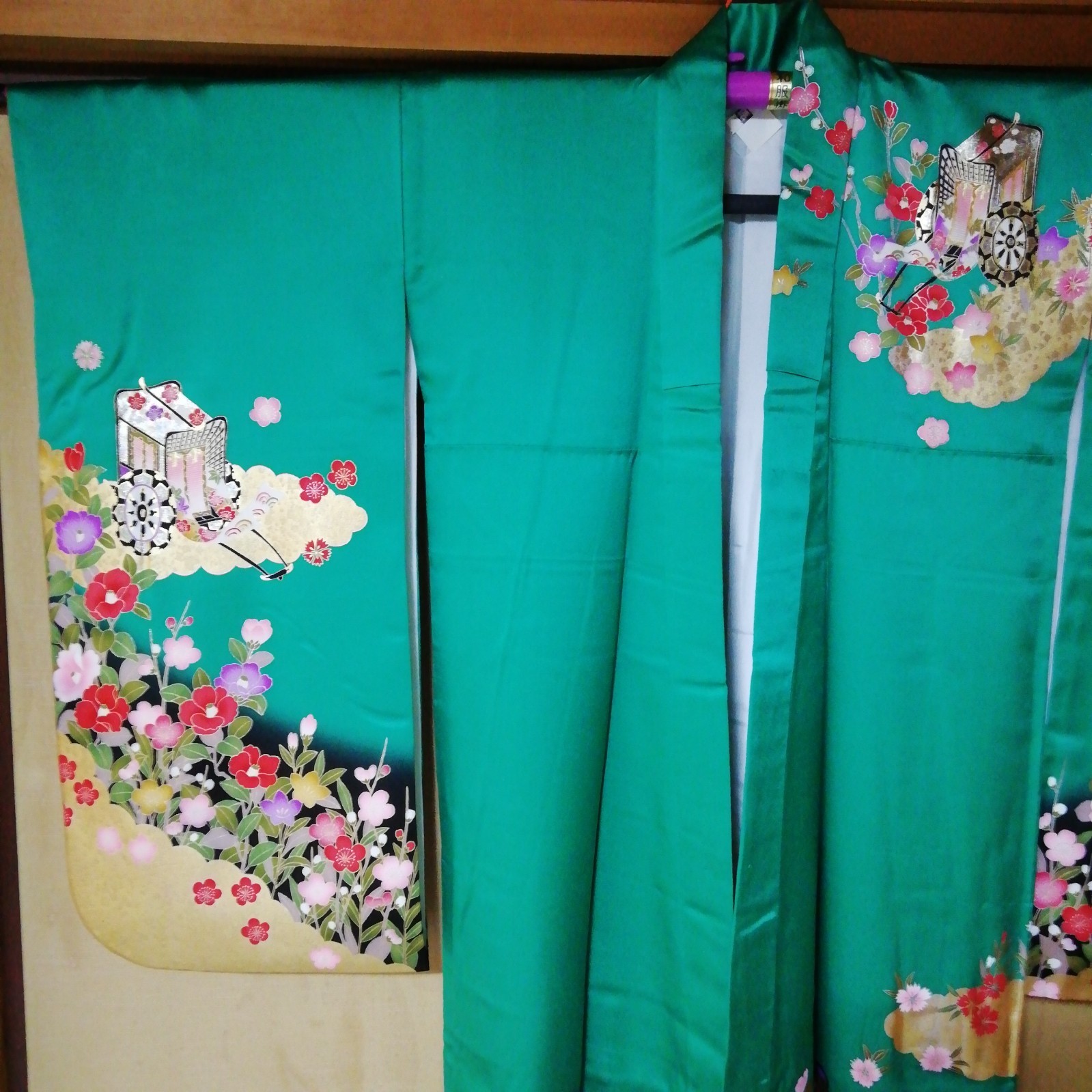 Japanese Kimono For children Kids 30 years ago 300,000 yen Vintage 50.39inch JPN