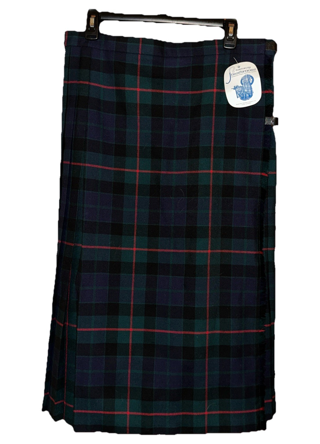 Strathmore Woolen Co. Gunn Modern Tartan Kilt Size 14 NWT