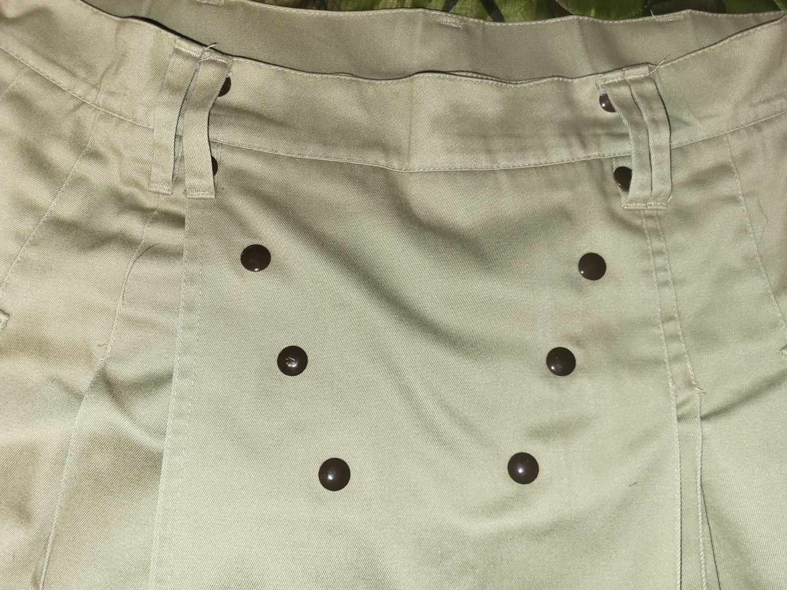 Utilikilt Men’s Khaki Utility Kilt Size 42 x 23 Snap Closure Heavy Duty