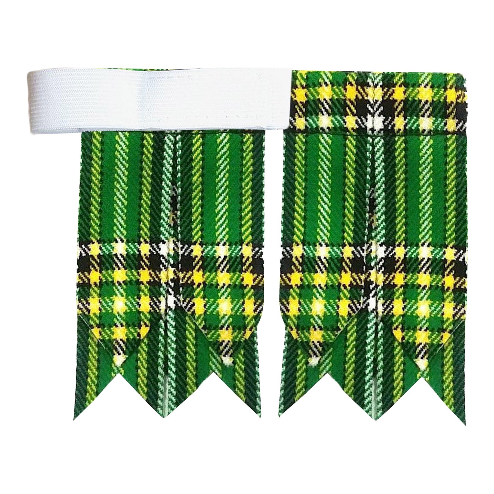 Scottish Tartan Irish Heritage Flashes Tartan Kilt Hose Garter Highland Outfit
