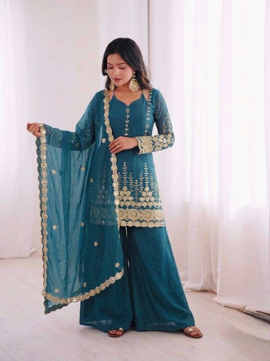Sharara Plazoo Suit Party Wear Pakistani Wedding Salwar Kameez palazoo suit